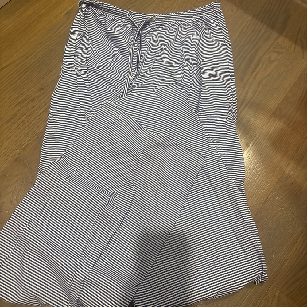 Edikted Blue and White Striped Pants